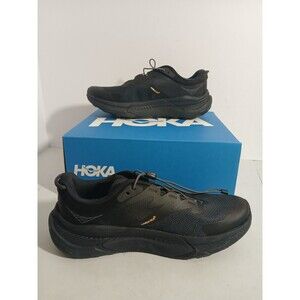 Hoka One One Women's Transport Triple Black Running Sneakers Black Women Size 8